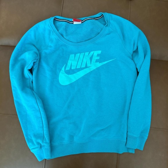 Blue Nike Sweatshirt Pullover Crewneck Womens XS Extra Small - Picture 1 of 3